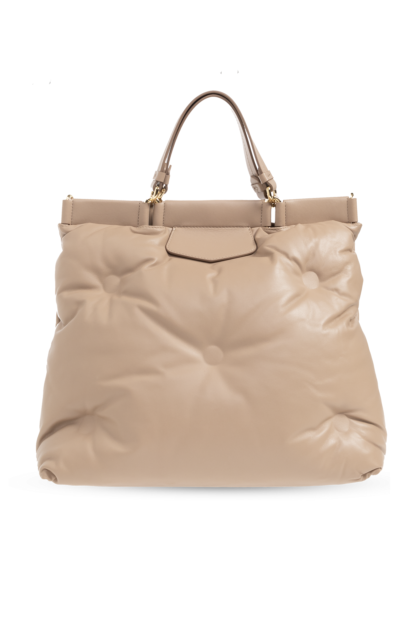 ■Maison Margiela■ Medium Glam Slam Shoulder Bag Beige S56W Beige 'Glam Slam Medium' shoulder bag Maison Margiela
